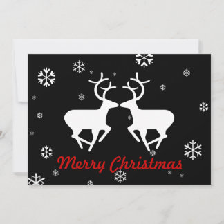 Cartes Pour Fêtes Annuelles Reindeer de Noël