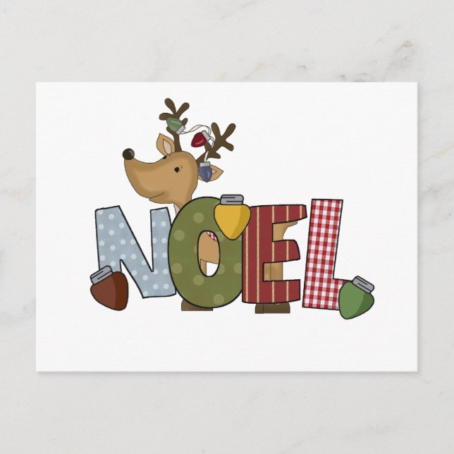 Cartes Pour Fêtes Annuelles Reindeer Noel Tshirts et cadeaux de vacances (Devant)