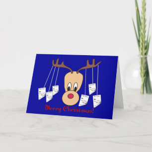Cartes Pour Fêtes Annuelles Reindeer Pharmacie Joyeux Noël