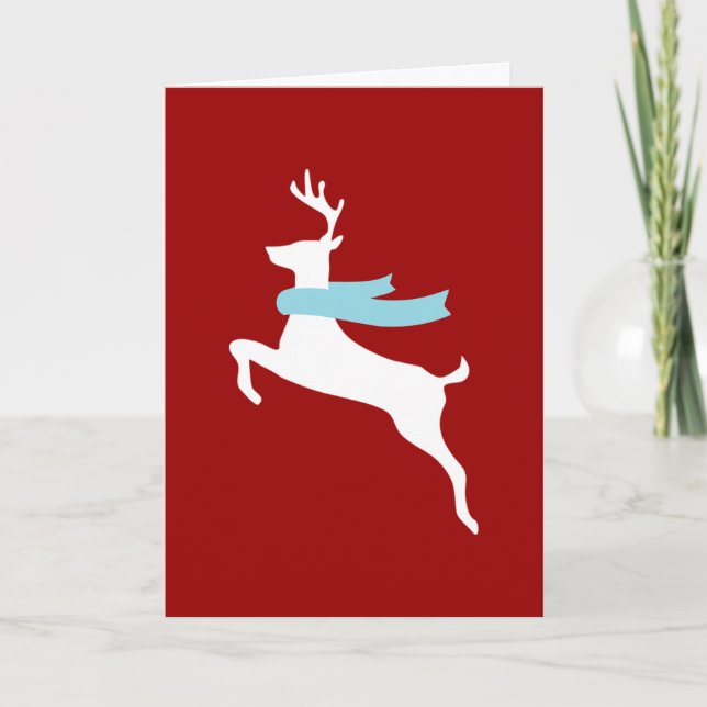 Cartes Pour Fêtes Annuelles Reinder (Devant)