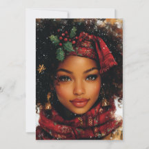 Reine Afrocentrique de la Lueur Hivernale – Art de
