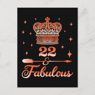 Cartes Pour Fêtes Annuelles Reine d'anniversaire vintage Rétro 2026 Célébratio