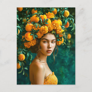 Cartes Pour Fêtes Annuelles Reine de la Fleur d'Orange