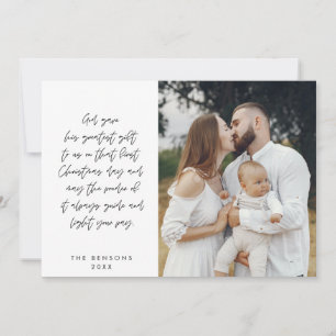 Cartes Pour Fêtes Annuelles Religieux, Joyeux Noël, Photo de la famille chréti