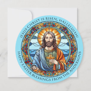 Cartes Pour Fêtes Annuelles Religieux Pâques Résurrection Catholique Christ