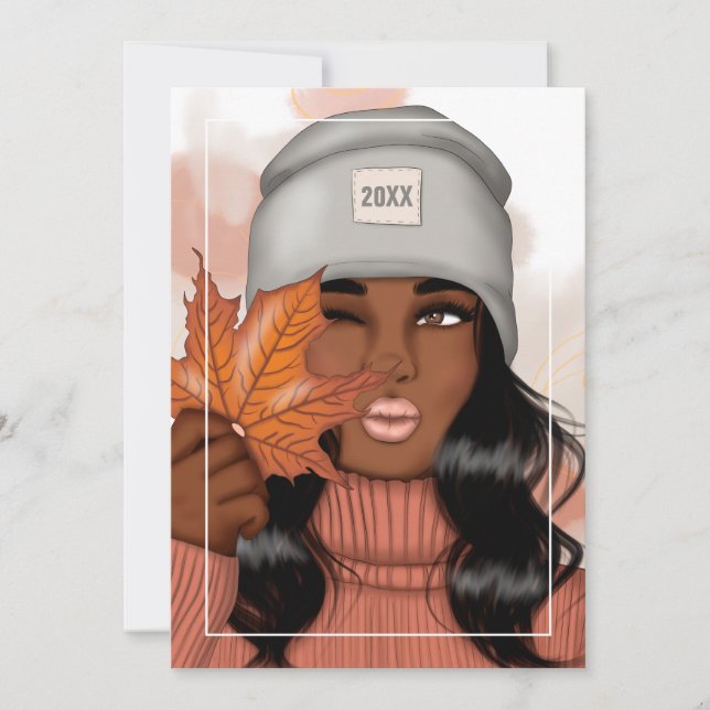 Cartes Pour Fêtes Annuelles Remerciement d'automne - Action de grâce (Devant)