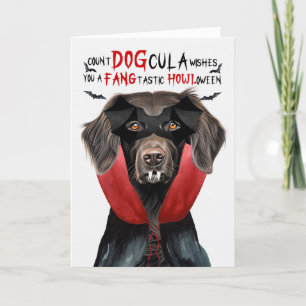 Cartes Pour Fêtes Annuelles Remorque à manteau plat Retreiver drôle nombre DOG