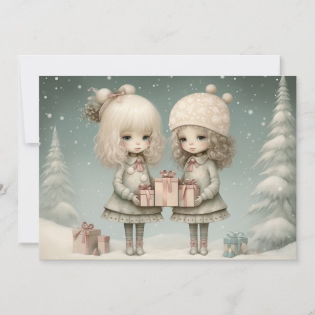 Cartes Pour Fêtes Annuelles Rempli d'amour et de rire : Une fête  (Devant)