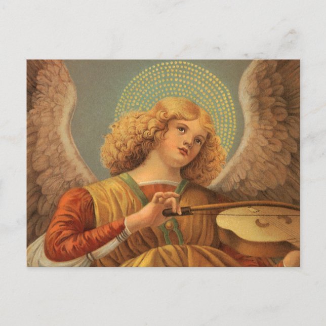 Cartes Pour Fêtes Annuelles Renaissance Angel Playing Violin Melozzo da Forli (Devant)