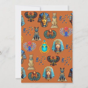 Cartes Pour Fêtes Annuelles Renaissance des Sables d'Or : Antiquité égyptienne