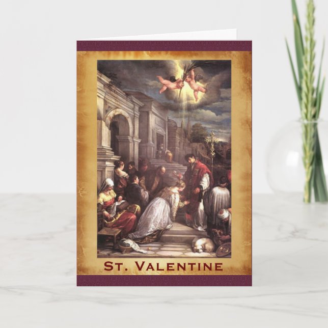 Cartes Pour Fêtes Annuelles Renaissance Saint-Valentin Beaux-Arts (Devant)