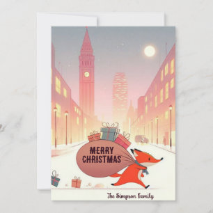 Cartes Pour Fêtes Annuelles Renard de Londres