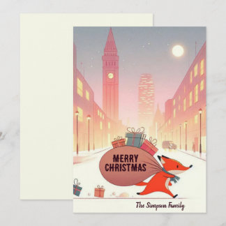 Cartes Pour Fêtes Annuelles Renard de Londres