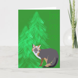 Cartes Pour Fêtes Annuelles Renard Joyeux 