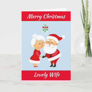 CARTES POUR FÊTES ANNUELLES RENCONTREZ-MOI *SOUS MISTLETOE* ***FEMME***