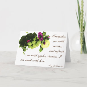 Cartes Pour Fêtes Annuelles renforcez-moi avec le valentine drôle de raisins