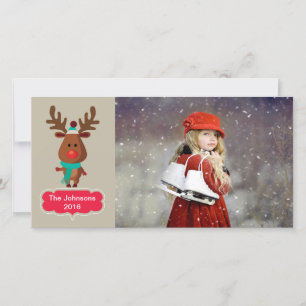 Cartes Pour Fêtes Annuelles Renne