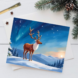 Cartes Pour Fêtes Annuelles Renne Royal   Joyeuses Fêtes de Noël 