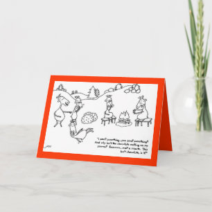 Cartes Pour Fêtes Annuelles Renne Smores