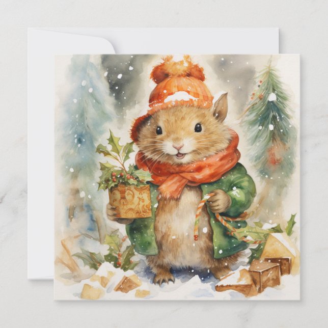 Cartes Pour Fêtes Annuelles Répandre la joie de Noël (Devant)