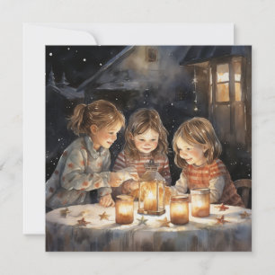 Cartes Pour Fêtes Annuelles Répandre la lumière de la joie de Noël