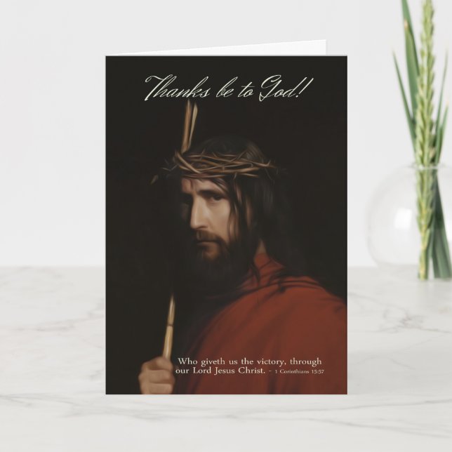 Cartes Pour Fêtes Annuelles Représentation Dans L'Huile De Jésus-Christ - Célé (Devant)