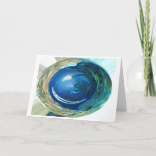 Cartes Pour Fêtes Annuelles Requin dans un bain à remous