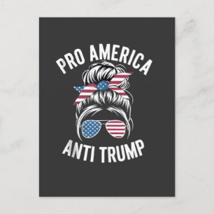 Cartes Pour Fêtes Annuelles Résistance au drapeau américain anti-Trump
