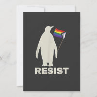 Résistez au pingouin contre les tarifs douaniers L