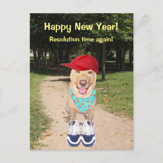 Cartes Pour Fêtes Annuelles Résolution de Nouvel An drôle et personnalisable p