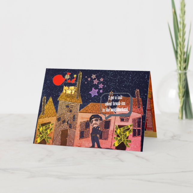 Cartes Pour Fêtes Annuelles Résolveurs de crimes (Devant)