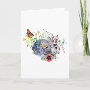 Cartes Pour Fêtes Annuelles Ressort Jackalope
