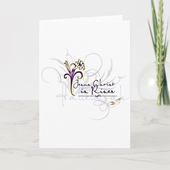 Cartes Pour Fêtes Annuelles Ressuscité (Devant)