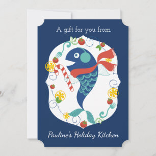 Cartes Pour Fêtes Annuelles Restaurant de restauration de chef de sucre de