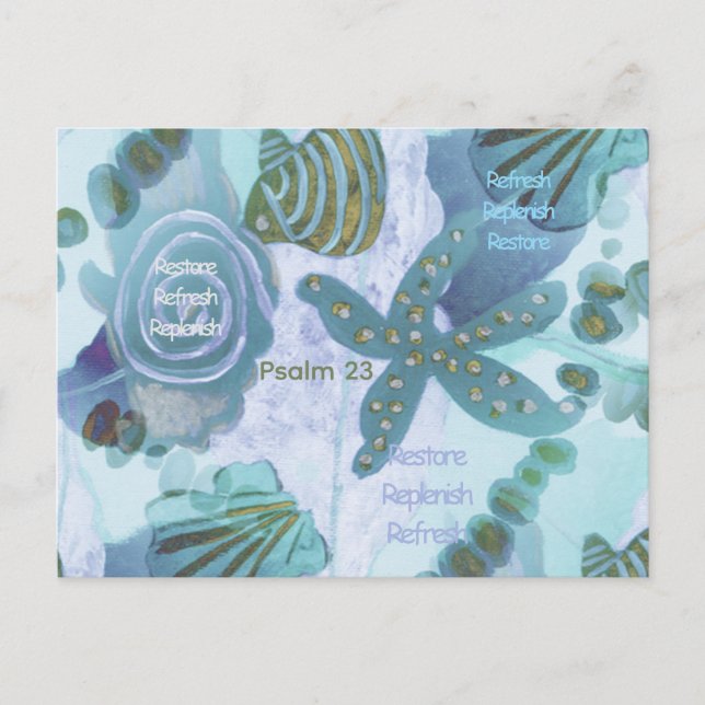 Cartes Pour Fêtes Annuelles Restore, Replenish, Refresh (Devant)