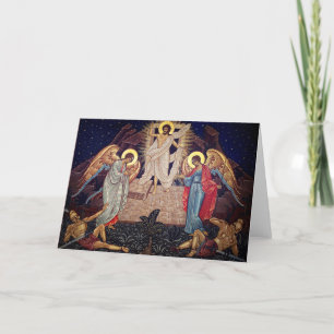 Cartes Pour Fêtes Annuelles Résurrection de Notre Seigneur Jésus Christ, Icône