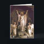 Cartes Pour Fêtes Annuelles Résurrection du Christ Art de Pâques Religieux<br><div class="desc">Réjouissez-vous. Christ est ressuscité. Carte de voeux religieuse de Pâques, personnalisable par Fine Art. "Résurrection du Christ", vers 1875. Artiste : Carl Heinrich Bloch. Cartes et cadeaux correspondants disponibles dans la catégorie Vacances / Pâques de notre magasin. Pâques joyeuses, Buona Pasqua, Felices Pascuas, Frohe Ostern, Joyeuses Pâques, Feliz Páscoa, Szczęśliwej...</div>