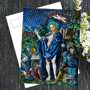 Cartes Pour Fêtes Annuelles Résurrection religieuse catholique de Pâques