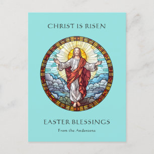 Cartes Pour Fêtes Annuelles Résurrection religieuse catholique de Pâques Jésus