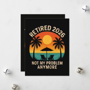 Cartes Pour Fêtes Annuelles Retraité 2026 Plus Mon Problème
