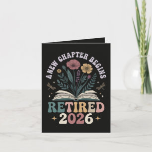Cartes Pour Fêtes Annuelles Retraité 2026 Un Nouveau Chapitre Commence