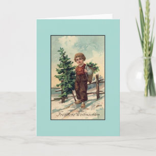 Cartes Pour Fêtes Annuelles Rétro German Joyeux Noël