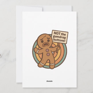 Cartes Pour Fêtes Annuelles Retro Gingy Christmas Card – Cute Holiday Greeting