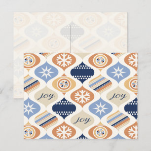 Cartes Pour Fêtes Annuelles Retro Noël Luxe Fêtes