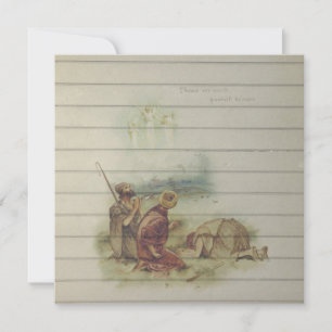 Cartes Pour Fêtes Annuelles Retro   Noël religieux Vintage