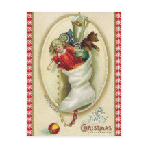 Rétro Noël Stocker avec jouets