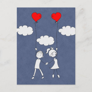 Cartes Pour Fêtes Annuelles Retro Valentine Love Sweetheart