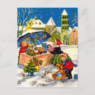 Cartes Pour Fêtes Annuelles Retro Vintage Christmas, Acheter des cadeaux