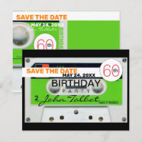 Rétro W Audiotape 60e anniversaire Enregistrer la 