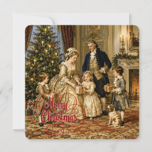Cartes Pour Fêtes Annuelles Réunion de famille pour Noël en Géorgie